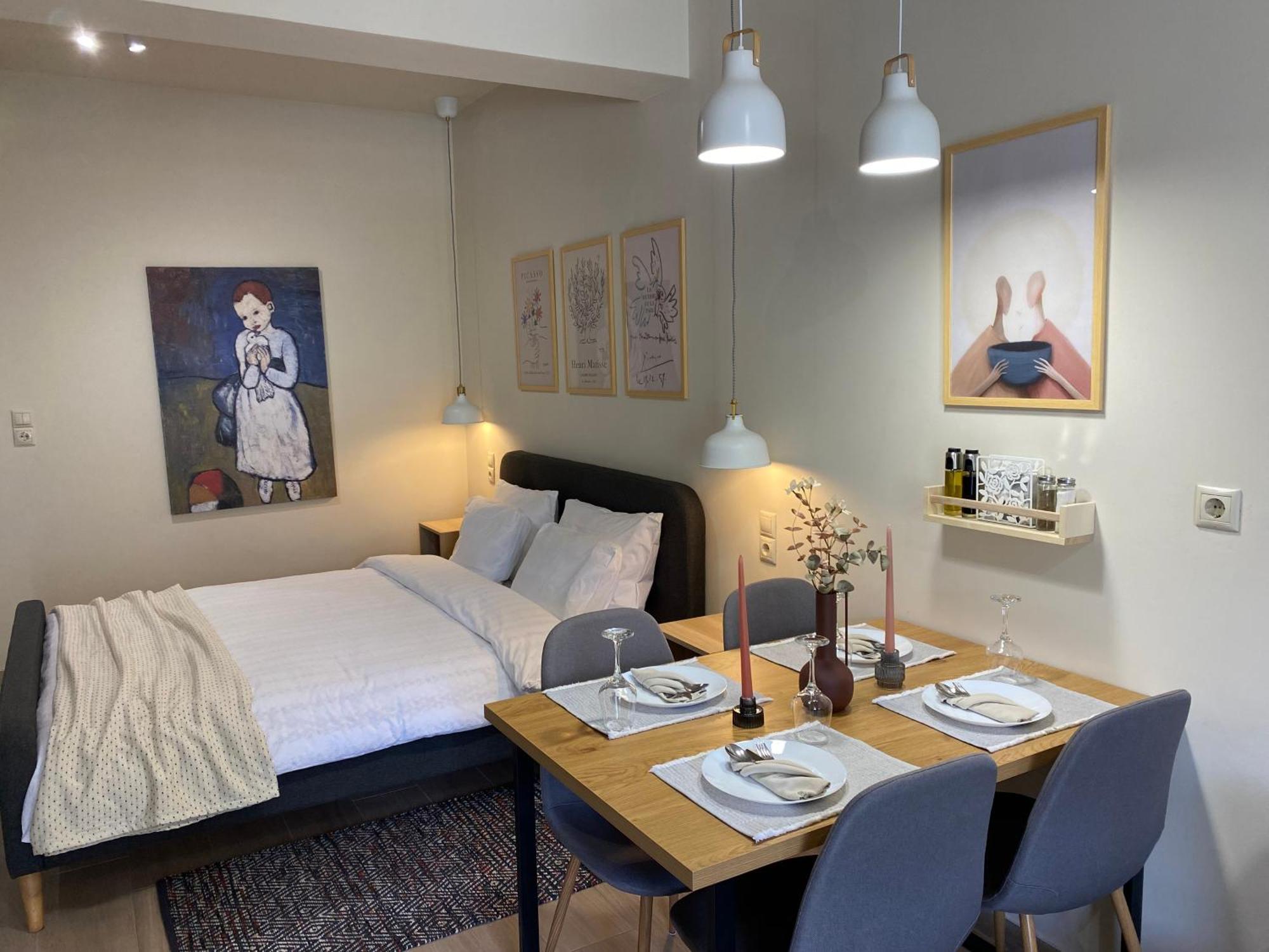 D.F. Apartment Калампака Екстериор снимка
