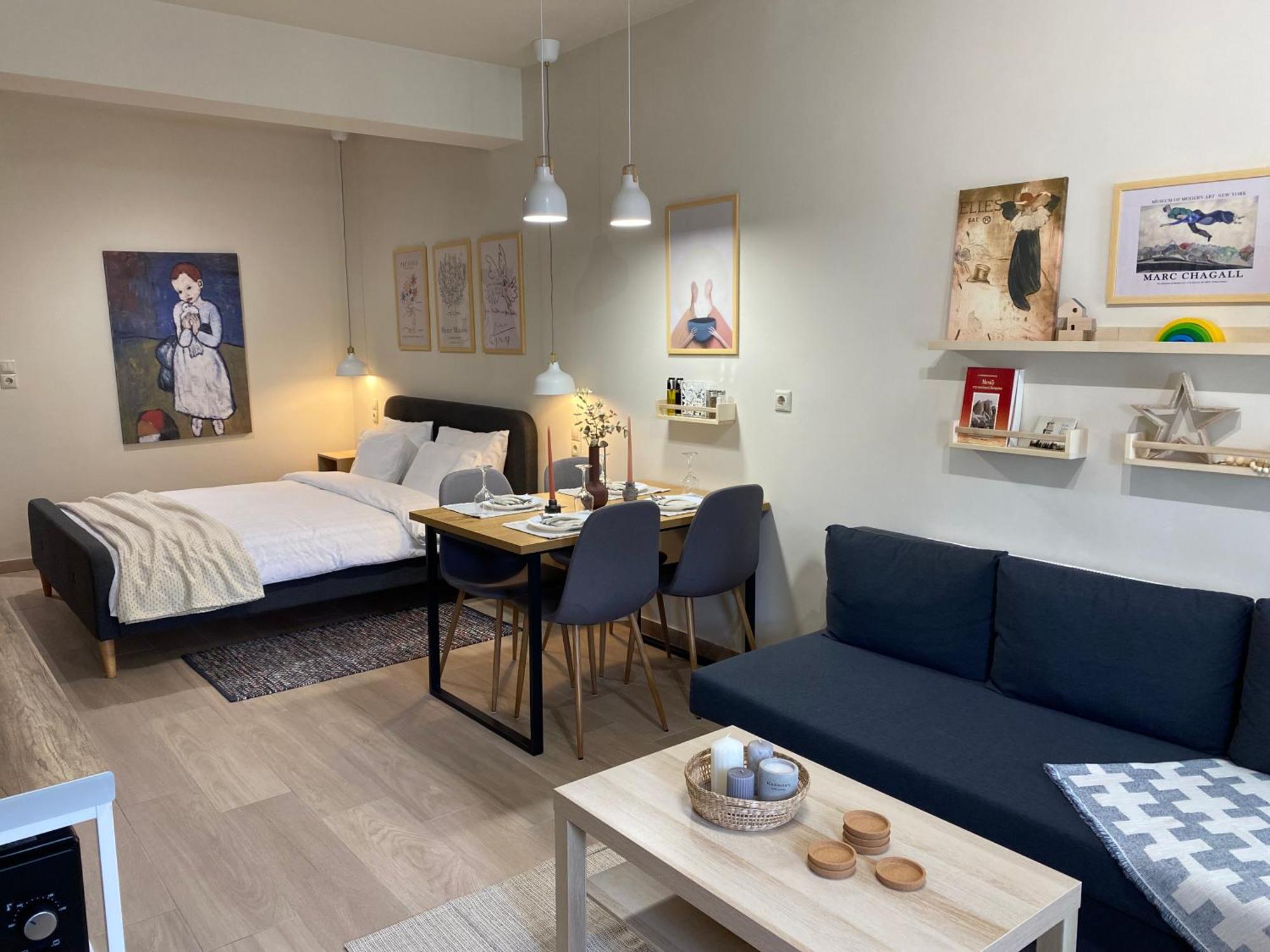 D.F. Apartment Калампака Екстериор снимка