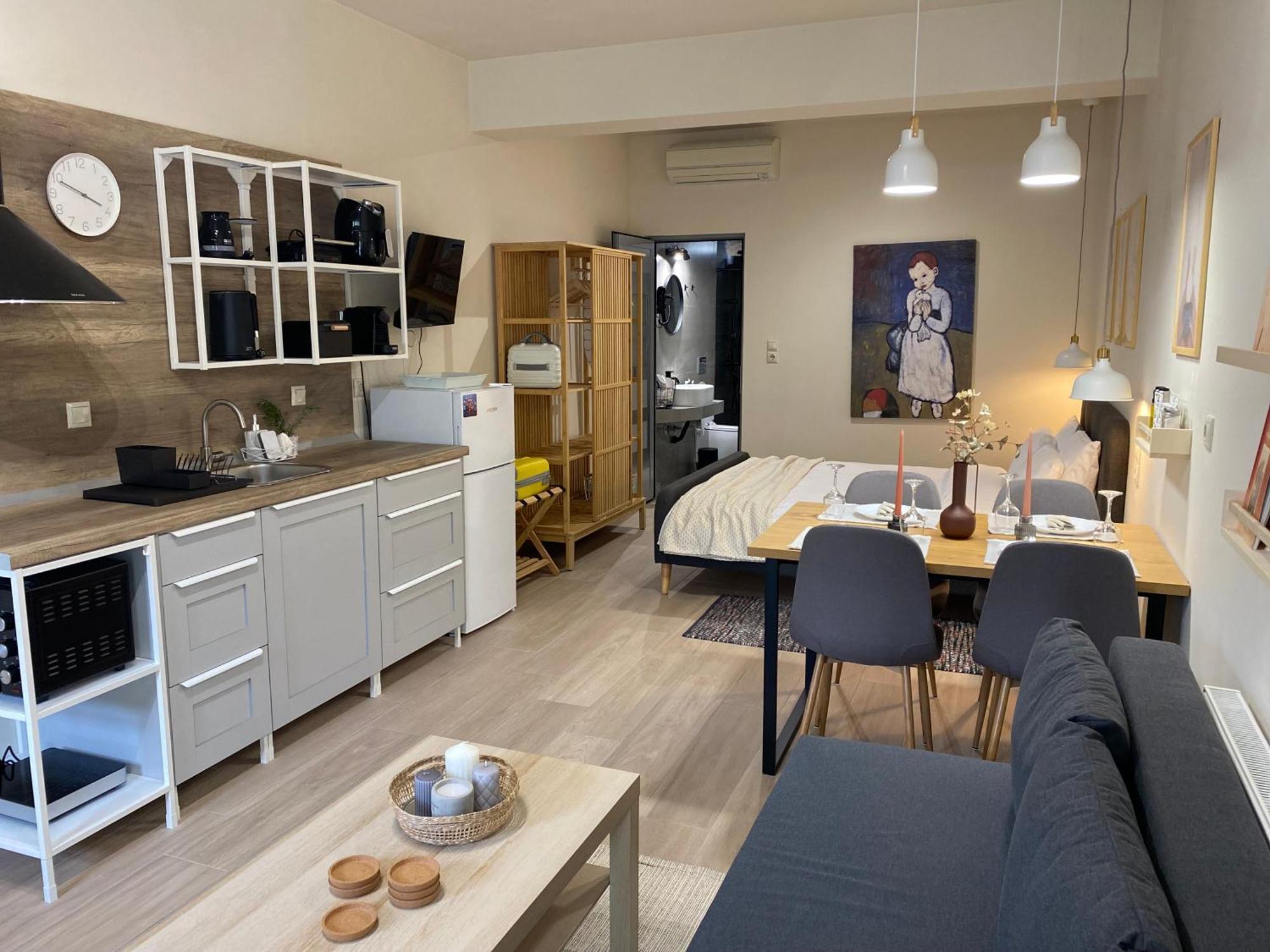 D.F. Apartment Калампака Екстериор снимка